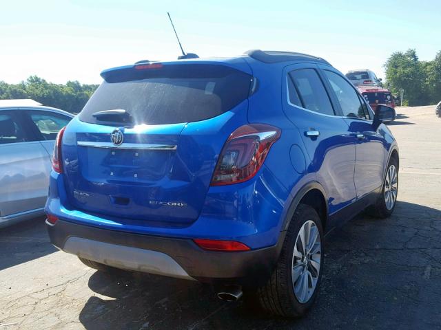 KL4CJASB3HB251118 - 2017 BUICK ENCORE PRE BLUE photo 4