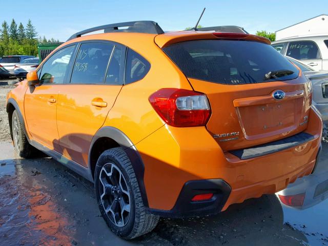 JF2GPACC4E9282542 - 2014 SUBARU XV CROSSTR ORANGE photo 3