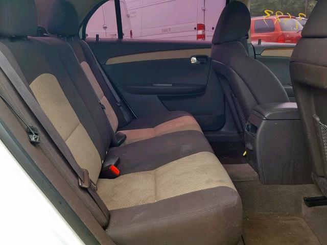 1G1ZC5E15BF363853 - 2011 CHEVROLET MALIBU 1LT WHITE photo 6