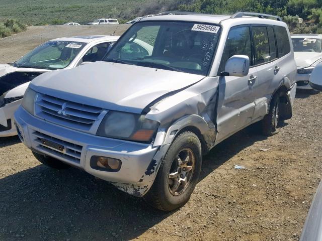 JA4MW51R12J011574 - 2002 MITSUBISHI MONTERO LI SILVER photo 2