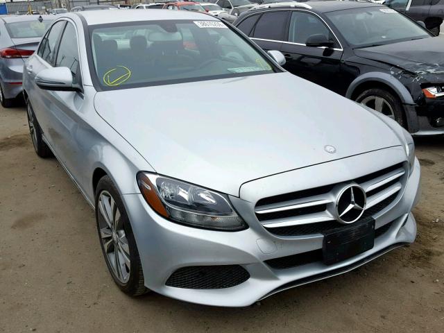 55SWF4JB0HU225255 - 2017 MERCEDES-BENZ C 300 SILVER photo 1