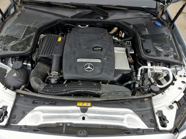 55SWF4JB0HU225255 - 2017 MERCEDES-BENZ C 300 SILVER photo 7