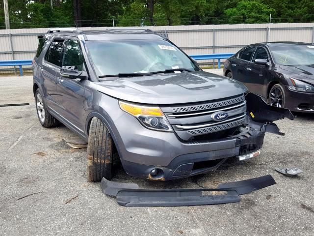 1FM5K7F87DGA40090 - 2013 FORD EXPLORER L GRAY photo 1