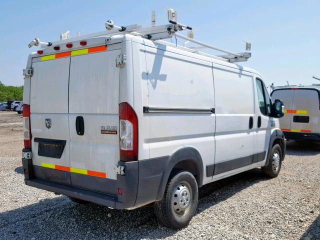 3C6TRVAG5EE107403 - 2014 RAM PROMASTER WHITE photo 4