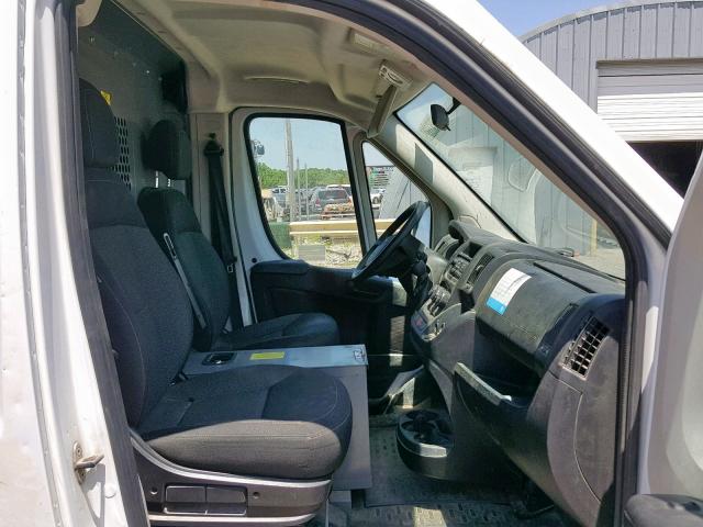 3C6TRVAG5EE107403 - 2014 RAM PROMASTER WHITE photo 5