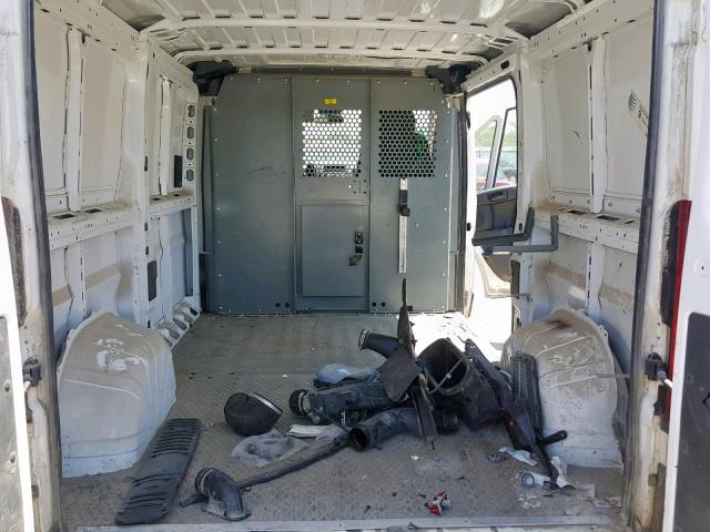 3C6TRVAG5EE107403 - 2014 RAM PROMASTER WHITE photo 6