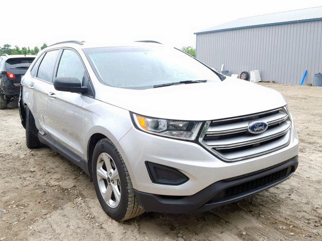 2FMPK3G94GBB48784 - 2016 FORD EDGE SE SILVER photo 1