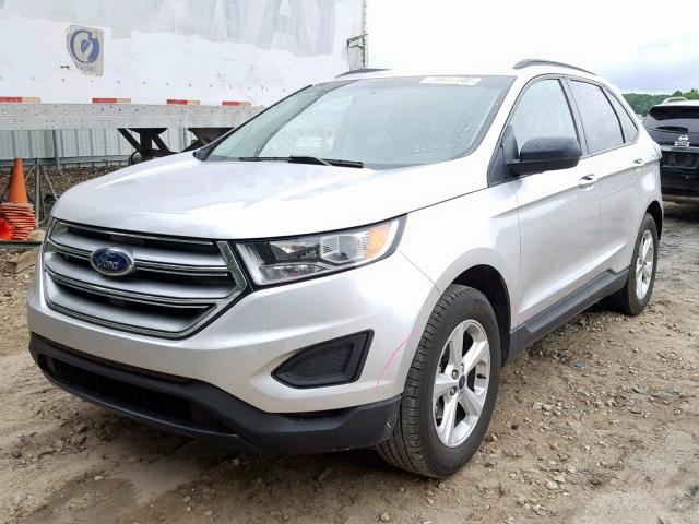 2FMPK3G94GBB48784 - 2016 FORD EDGE SE SILVER photo 2