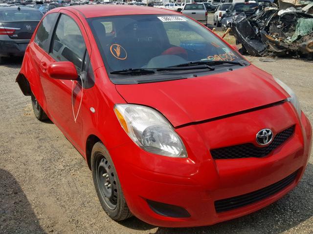 JTDJT4K33A5296324 - 2010 TOYOTA YARIS RED photo 1