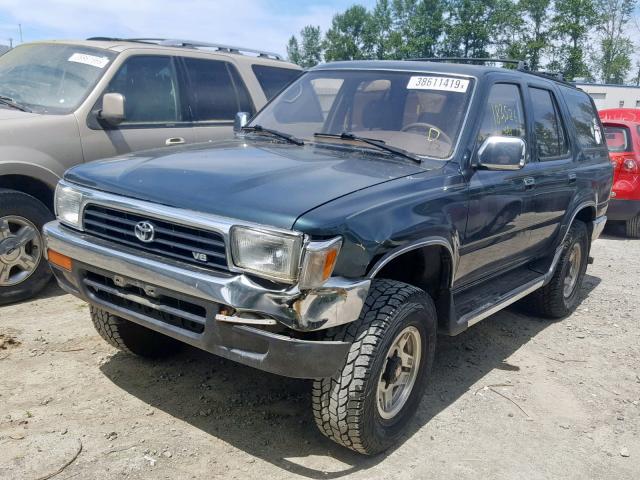 JT3VN39W6S0213803 - 1995 TOYOTA 4RUNNER VN GREEN photo 2