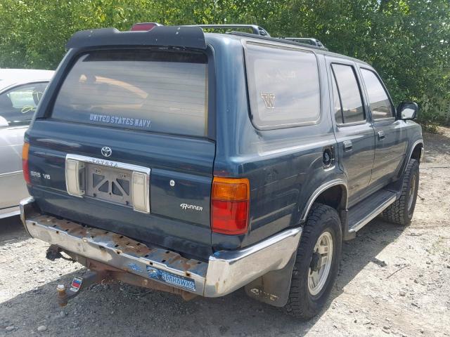 JT3VN39W6S0213803 - 1995 TOYOTA 4RUNNER VN GREEN photo 4