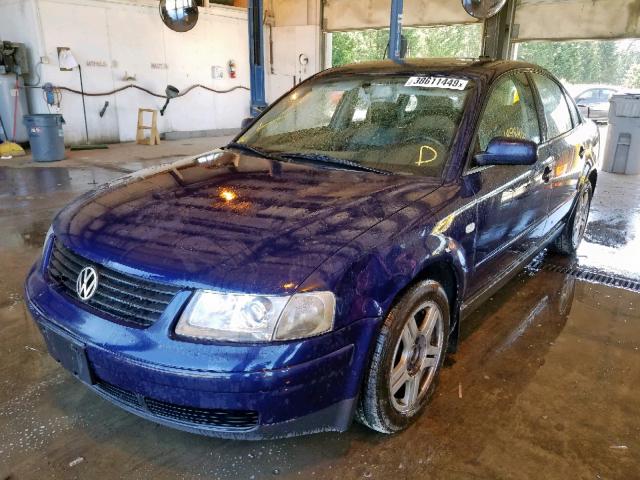 WVWEH63B21E034251 - 2001 VOLKSWAGEN PASSAT GLX 蓝色 照片 2