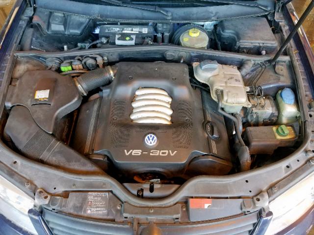 WVWEH63B21E034251 - 2001 VOLKSWAGEN PASSAT GLX 蓝色 照片 7