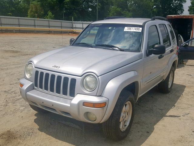 1J4GK58K82W108436 - 2002 JEEP LIBERTY LI SILVER photo 2