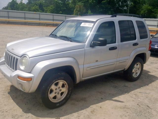 1J4GK58K82W108436 - 2002 JEEP LIBERTY LI SILVER photo 9