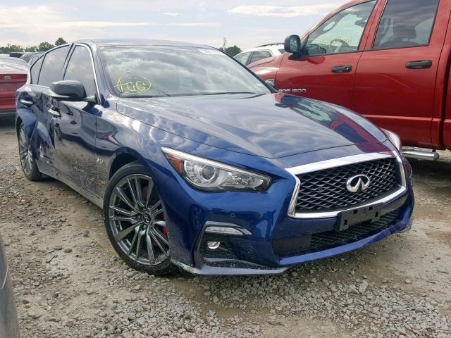 JN1FV7AP6JM640064 - 2018 INFINITI Q50 RED SP BLUE photo 1