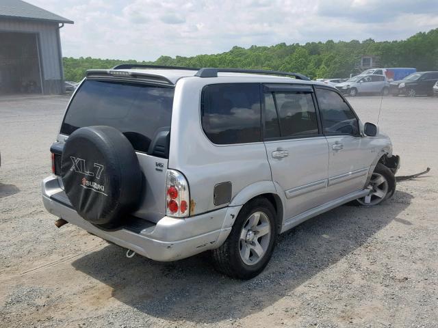 JS3TX92V134101780 - 2003 SUZUKI XL7 PLUS SILVER photo 4