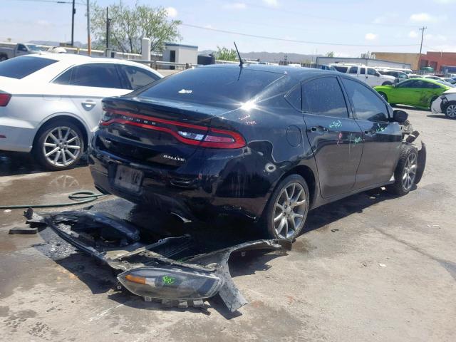 1C3CDFBBXFD124978 - 2015 DODGE DART SXT BLACK photo 4