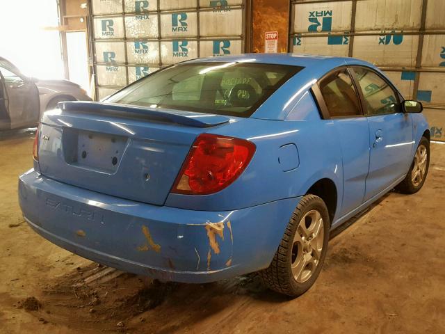 1G8AW12F35Z152362 - 2005 SATURN ION LEVEL BLUE photo 4