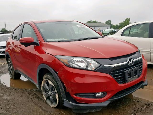 3CZRU6H54JG728961 - 2018 HONDA HR-V EX RED photo 1