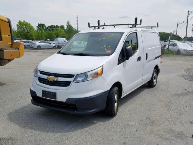 3N63M0YN0FK702285 - 2015 CHEVROLET CITY EXPRE WHITE photo 2