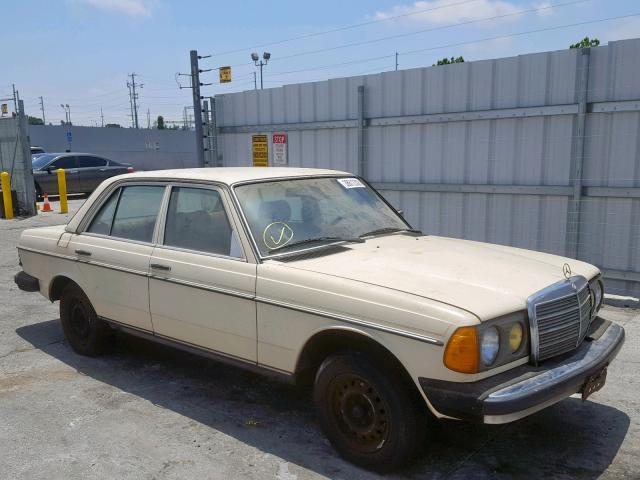 WDBAB23A1BB237746 - 1981 MERCEDES-BENZ 240 D CREAM photo 1