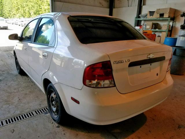 KL1TD56666B585679 - 2006 CHEVROLET AVEO BASE Ağ foto 3