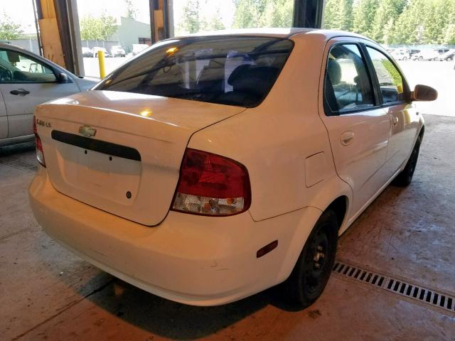 KL1TD56666B585679 - 2006 CHEVROLET AVEO BASE Ağ foto 4