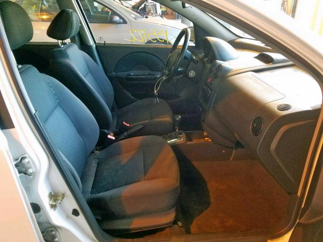 KL1TD56666B585679 - 2006 CHEVROLET AVEO BASE Ağ foto 5