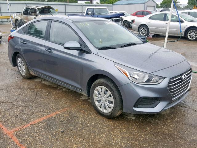 3KPC24A36KE065906 - 2019 HYUNDAI ACCENT SE GRAY photo 1