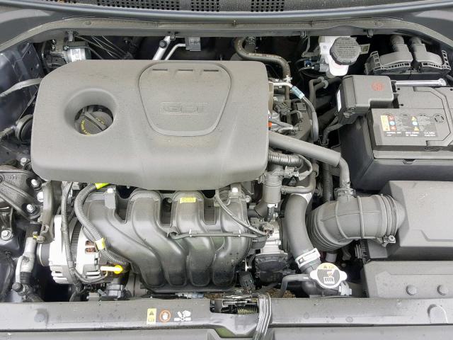 3KPC24A36KE065906 - 2019 HYUNDAI ACCENT SE GRAY photo 7