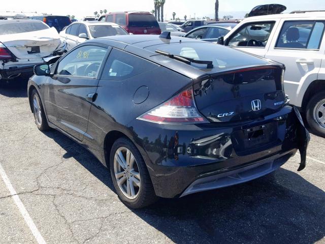 JHMZF1C40BS015016 - 2011 HONDA CR-Z BLACK photo 3