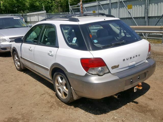 JF1GG68534H815982 - 2004 SUBARU IMPREZA OU WHITE photo 3