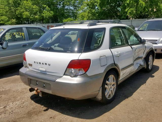 JF1GG68534H815982 - 2004 SUBARU IMPREZA OU WHITE photo 4