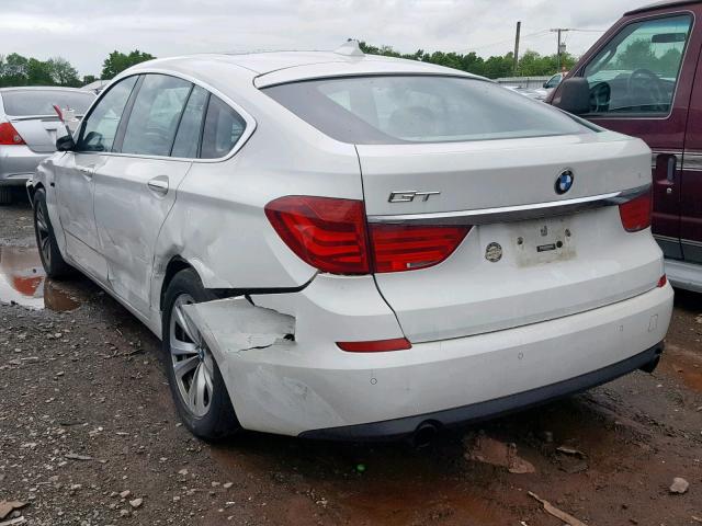 WBASP2C56BC338329 - 2011 BMW 535 XIGT WHITE photo 3