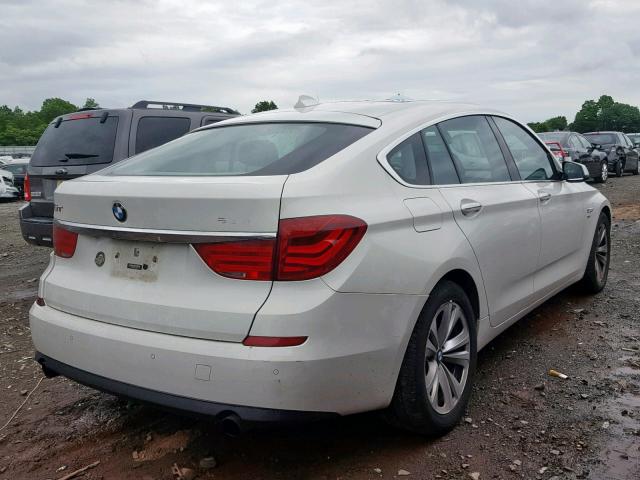 WBASP2C56BC338329 - 2011 BMW 535 XIGT WHITE photo 4