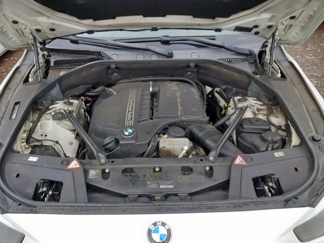 WBASP2C56BC338329 - 2011 BMW 535 XIGT WHITE photo 7