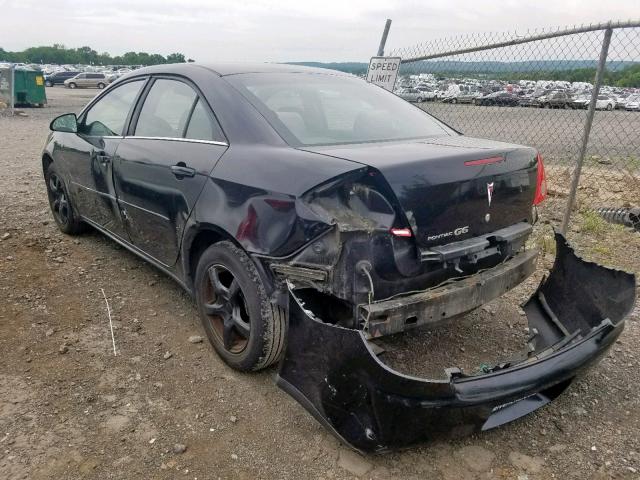 1G2ZF58B974274040 - 2007 PONTIAC G6 VALUE L BLACK photo 3