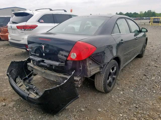 1G2ZF58B974274040 - 2007 PONTIAC G6 VALUE L BLACK photo 4