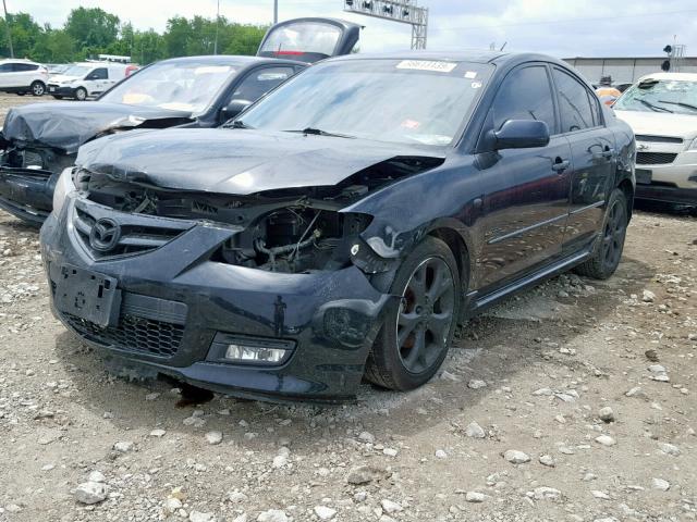 JM1BK323971686894 - 2007 MAZDA 3 S BLACK photo 2