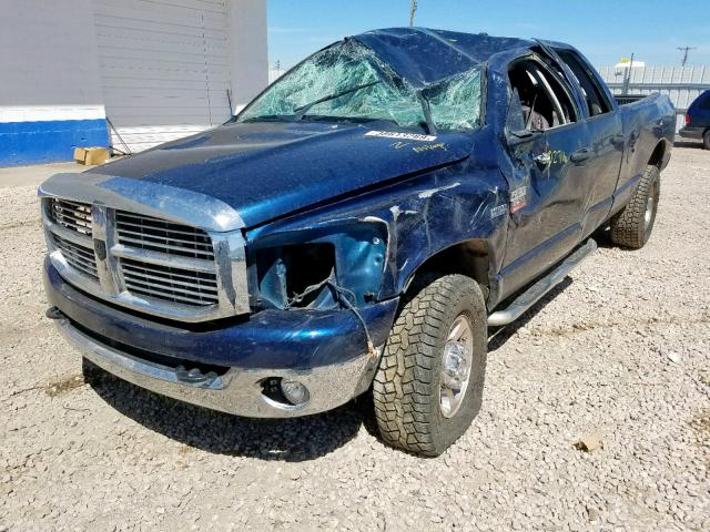 3D3KS28DX8G186263 - 2008 DODGE RAM 2500 S ლურჯი ფოტო 2