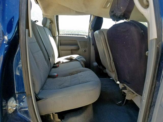 3D3KS28DX8G186263 - 2008 DODGE RAM 2500 S ლურჯი ფოტო 6