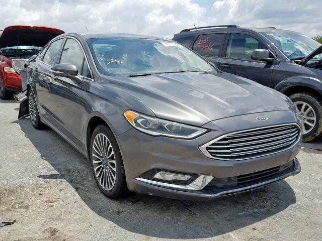 3FA6P0K95HR124784 - 2017 FORD FUSION TIT CHARCOAL photo 1