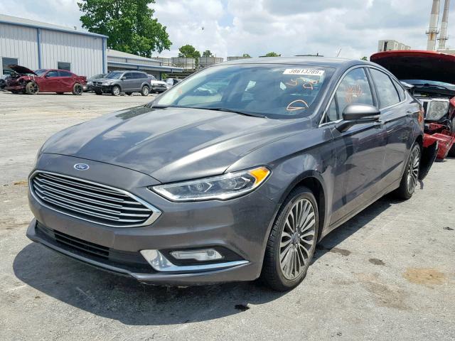 3FA6P0K95HR124784 - 2017 FORD FUSION TIT CHARCOAL photo 2