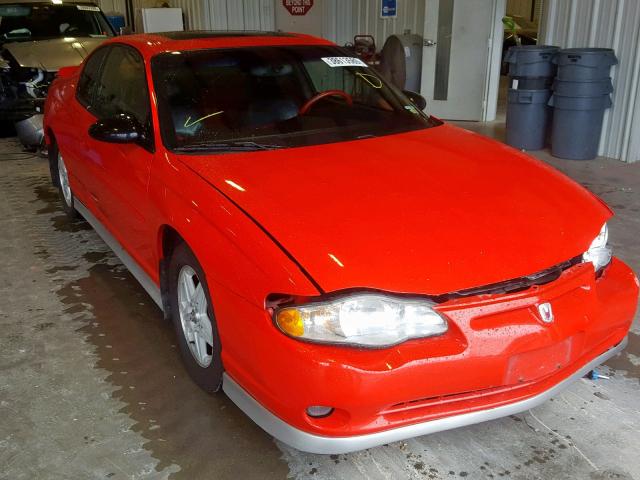 2G1WX12K4Y9296659 - 2000 CHEVROLET MONTE CARL RED photo 1