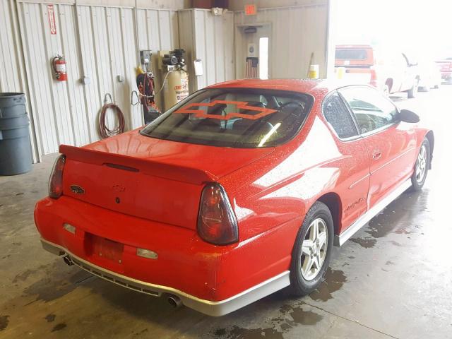 2G1WX12K4Y9296659 - 2000 CHEVROLET MONTE CARL RED photo 4