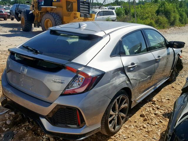 SHHFK7H9XJU227942 - 2018 HONDA CIVIC SPOR SILVER photo 4