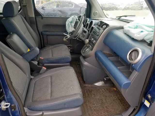 5J6YH18716L014266 - 2006 HONDA ELEMENT EX BLUE photo 5