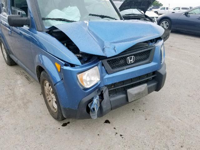 5J6YH18716L014266 - 2006 HONDA ELEMENT EX BLUE photo 9