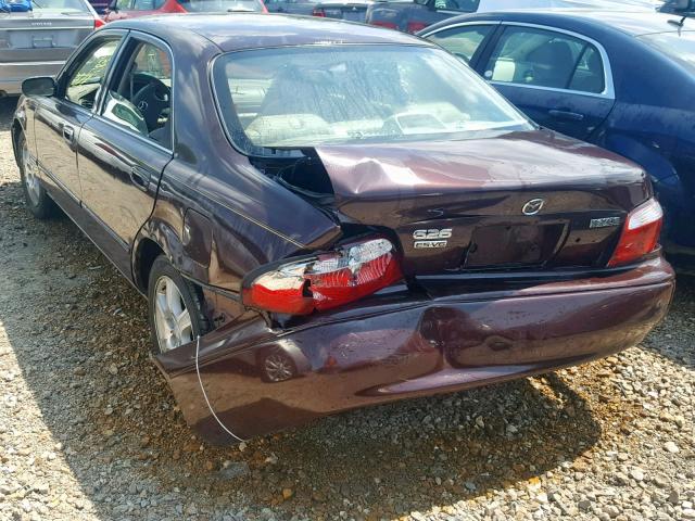 1YVGF22F0Y5109707 - 2000 MAZDA 626 ES PURPLE photo 3